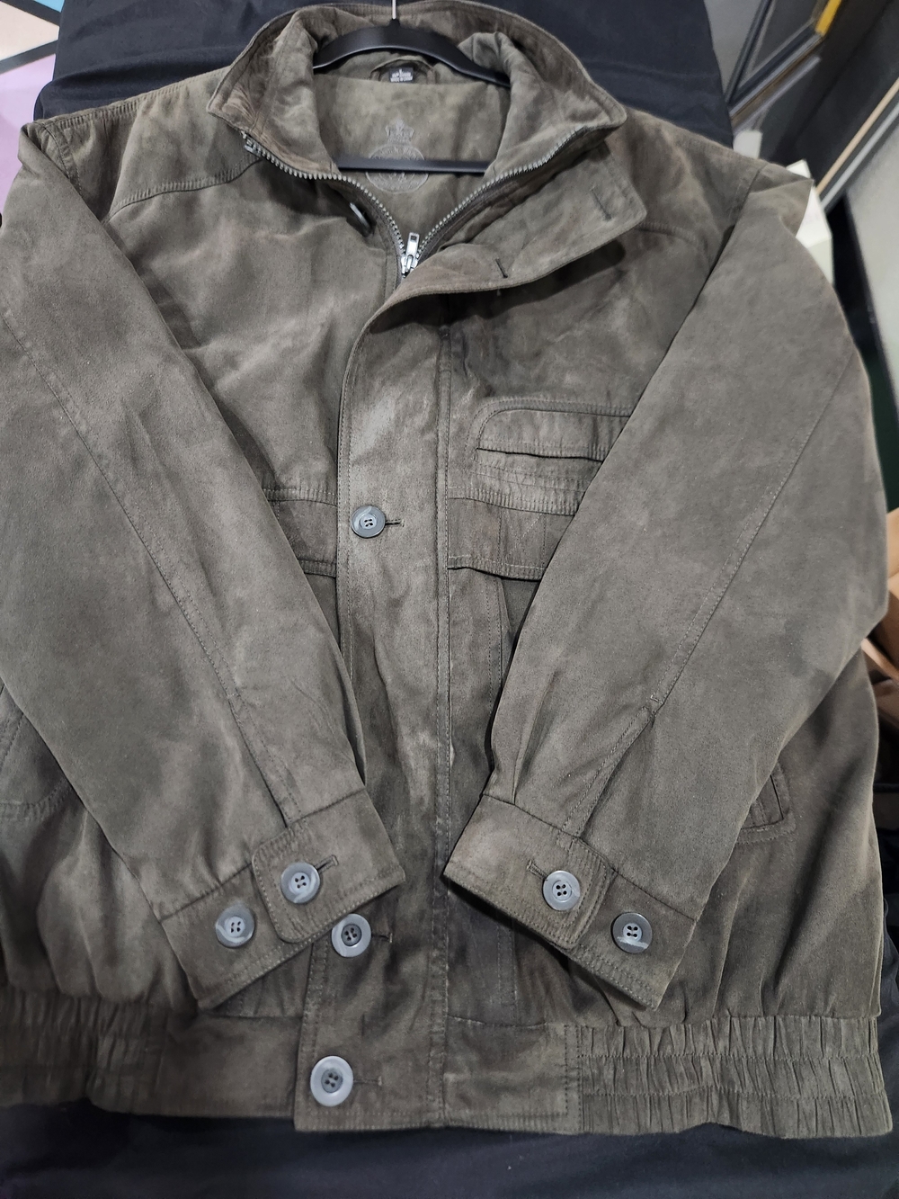 Patrick James Men’s Faux Suede Coat